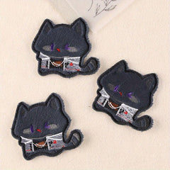 3pcs Cat Embroidery DIY Patch for Clothes Backpack Hat