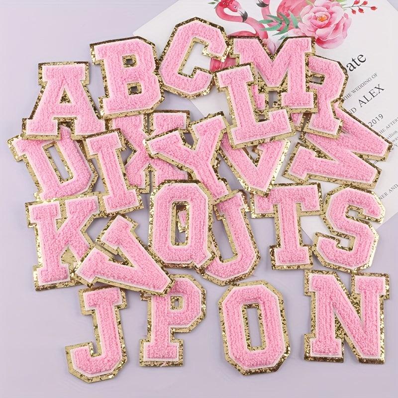 Letter Number Embroidered Iron On Patches for Jackets Hats Bags