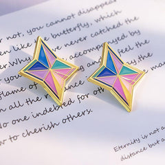Artificial Diamond Enamel Pin