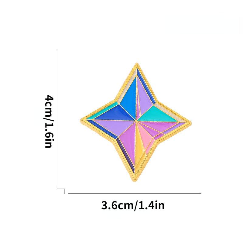 Artificial Diamond Enamel Pin