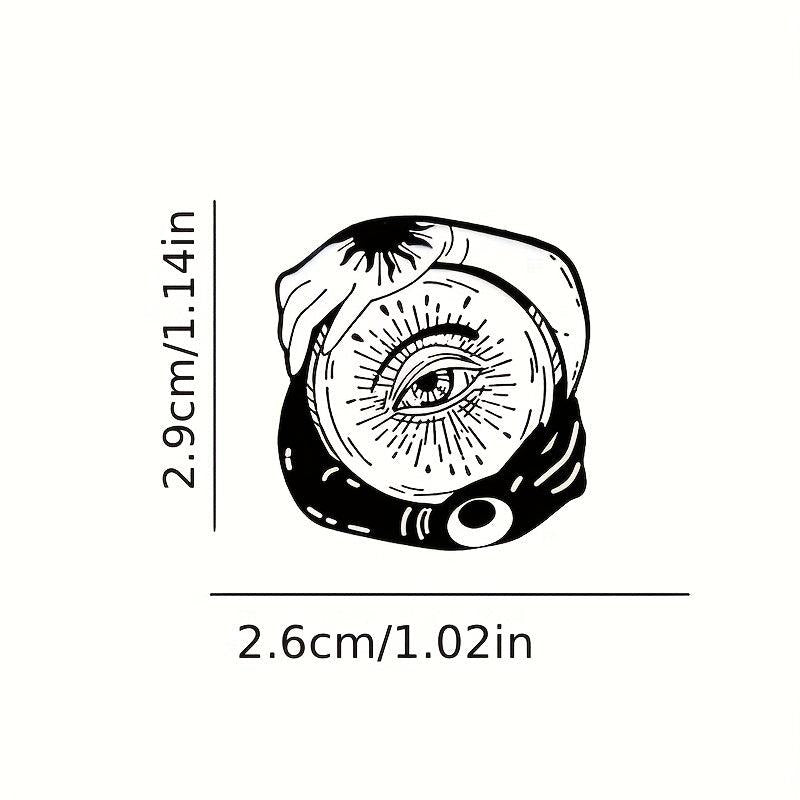 Sun Moon Wisdom Eye Brooch