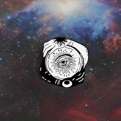 Sun Moon Wisdom Eye Brooch