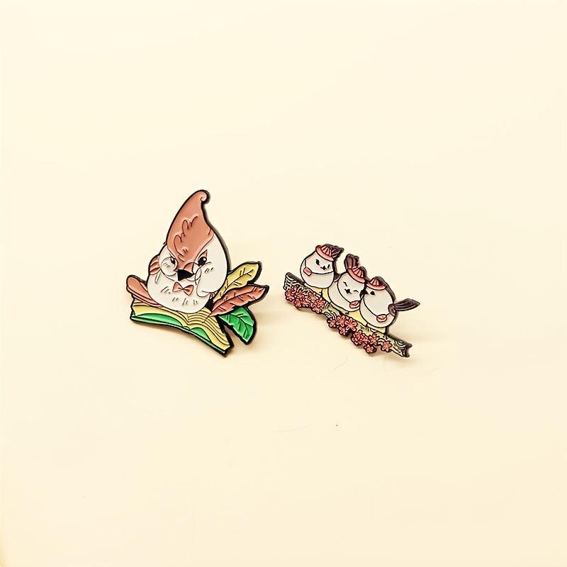 Bird Zinc Alloy Pin for Men