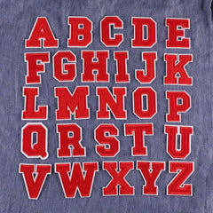 Iron On Letter Number Patches for Clothing DIY Craft