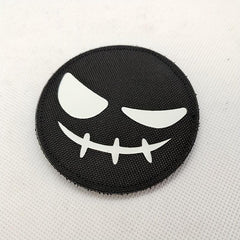 Luminous Evil Happy Face Patch - Tactical Morale Badge