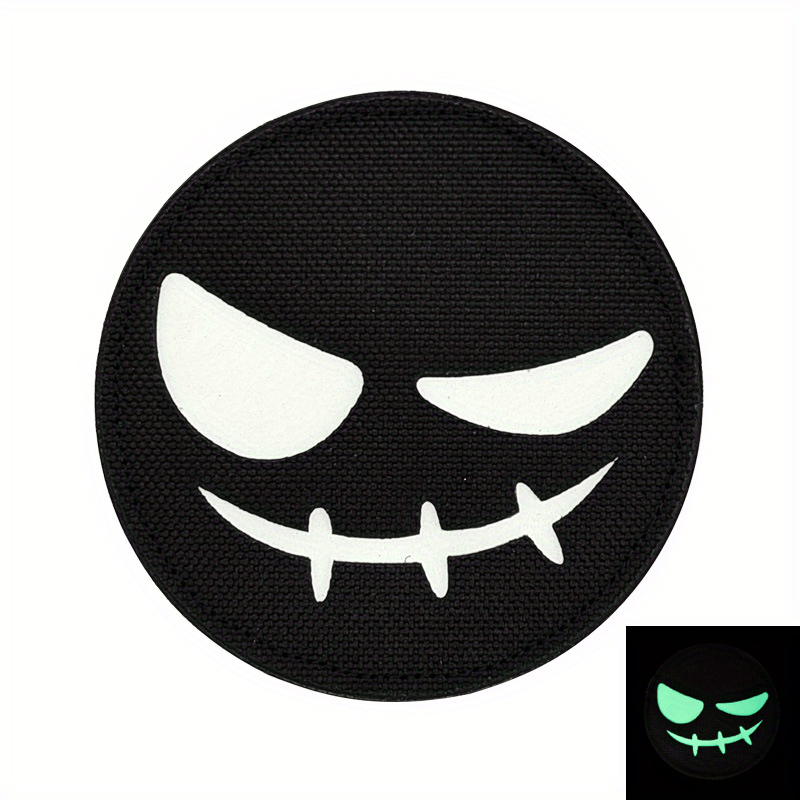 Luminous Evil Happy Face Patch - Tactical Morale Badge