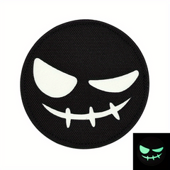 Luminous Evil Happy Face Patch - Tactical Morale Badge