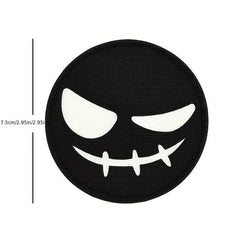 Luminous Evil Happy Face Patch - Tactical Morale Badge