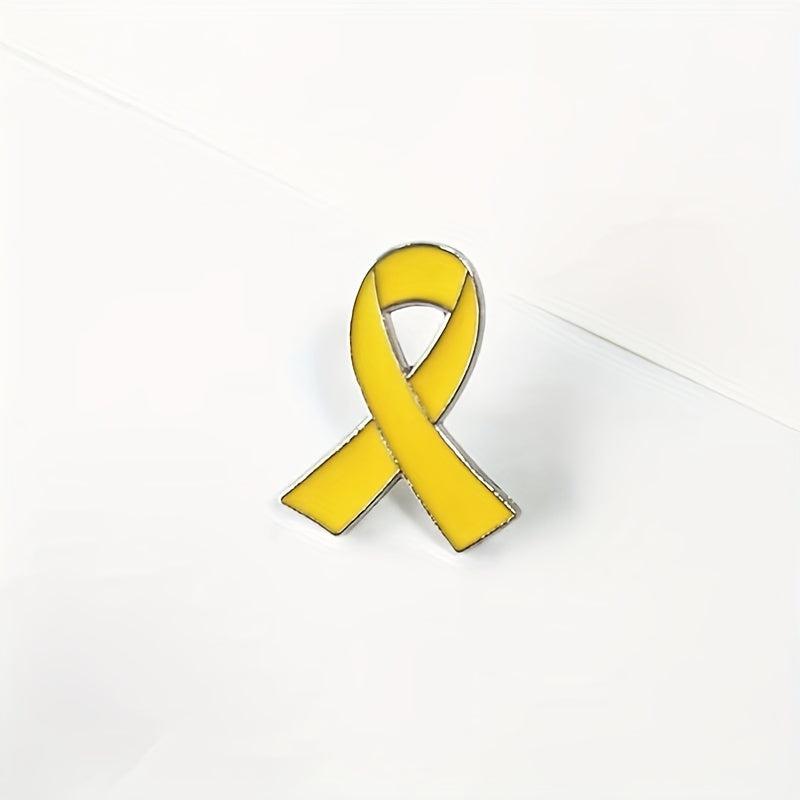 Alloy Love Red Ribbon Brooch for Men