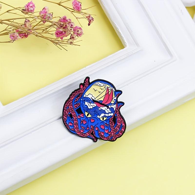 Cute Octopus Brooch Pin