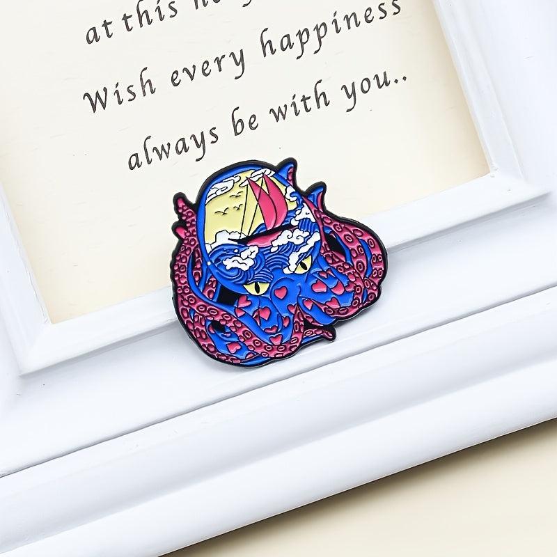 Cute Octopus Brooch Pin