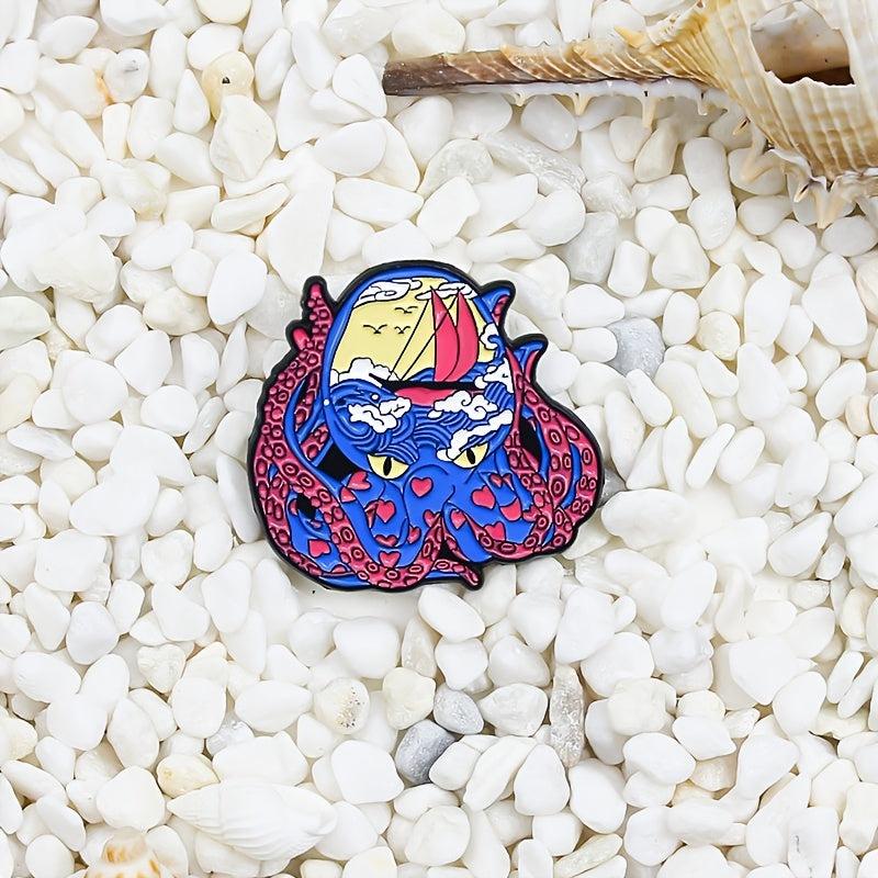 Cute Octopus Brooch Pin