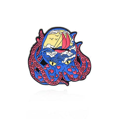 Cute Octopus Brooch Pin