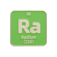 Metal Candy Badge Colorful Chemical Element Brooch for Men
