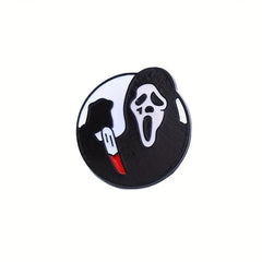 Funny Halloween Killer Dagger Brooch Men Gift
