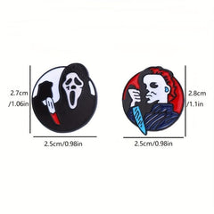 Funny Halloween Killer Dagger Brooch Men Gift