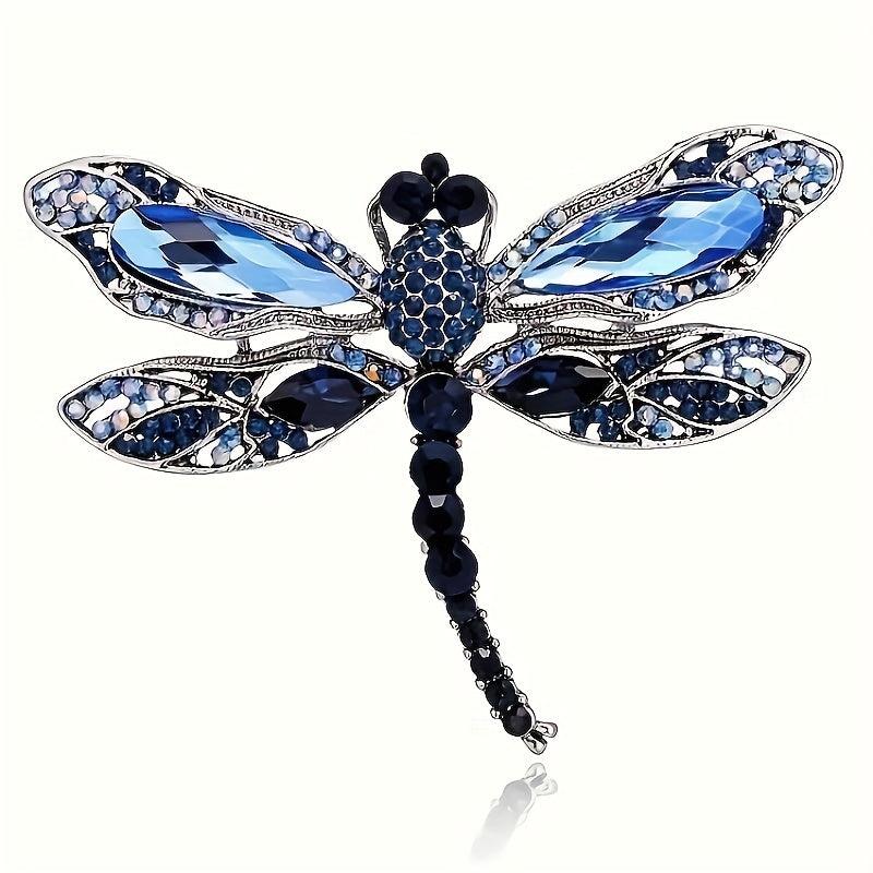 Vintage Animal Lapel Pin Set for Men - Bee Cock Frog Dragon Dragonfly