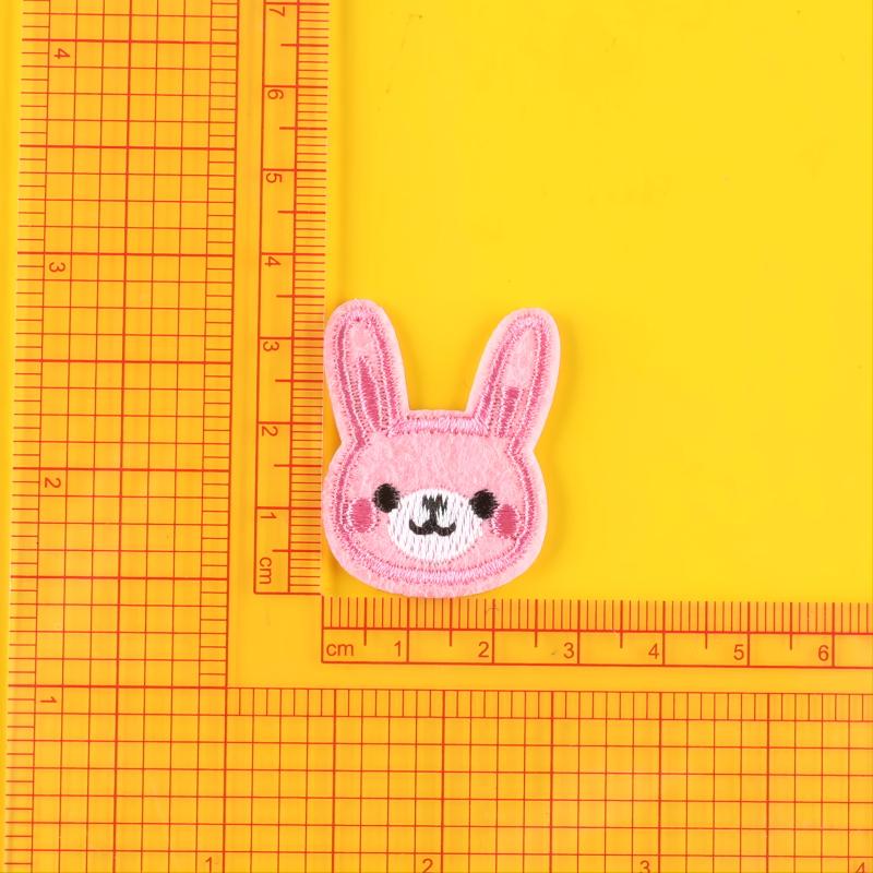 10pcs Bear & Rabbit Embroidery Patches DIY Clothes Accessories