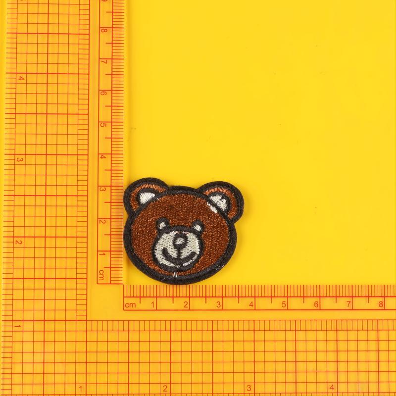 10pcs Bear & Rabbit Embroidery Patches DIY Clothes Accessories