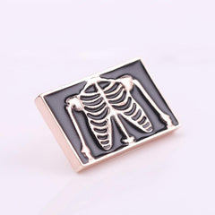 Skull Metal Plating Brooch Clothing Accessories