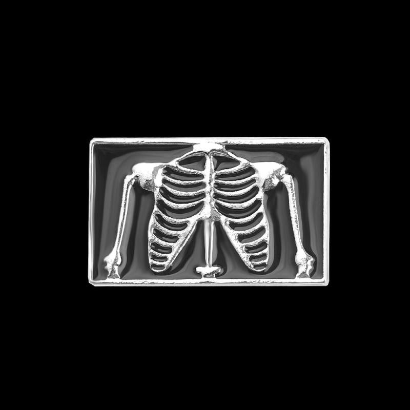 Skull Metal Plating Brooch Clothing Accessories