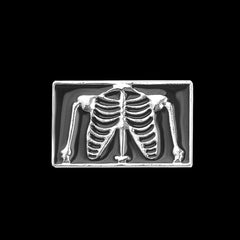 Skull Metal Plating Brooch Clothing Accessories