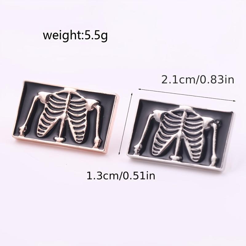 Skull Metal Plating Brooch Clothing Accessories