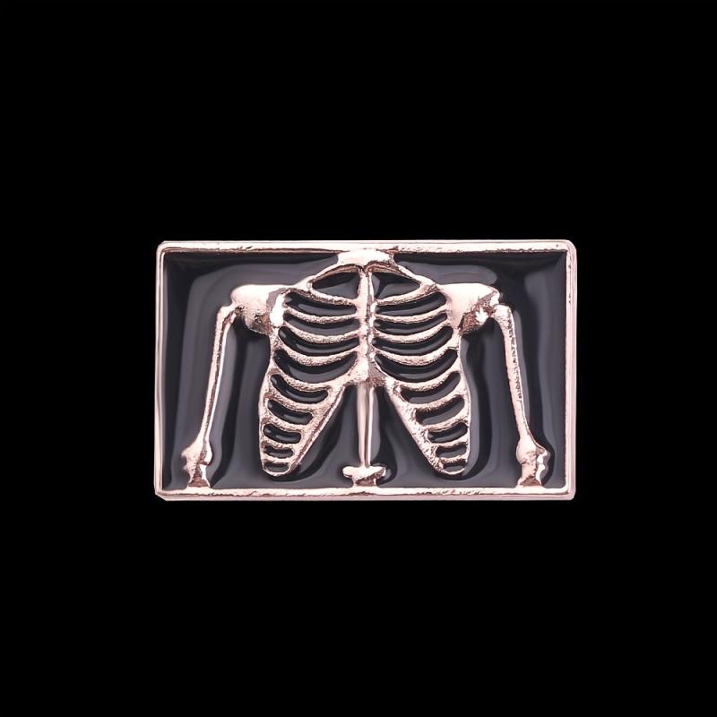 Skull Metal Plating Brooch Clothing Accessories