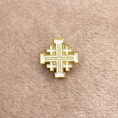 1pc Vintage Metal Brooch Backpack Accessories Holiday Blessing Gift