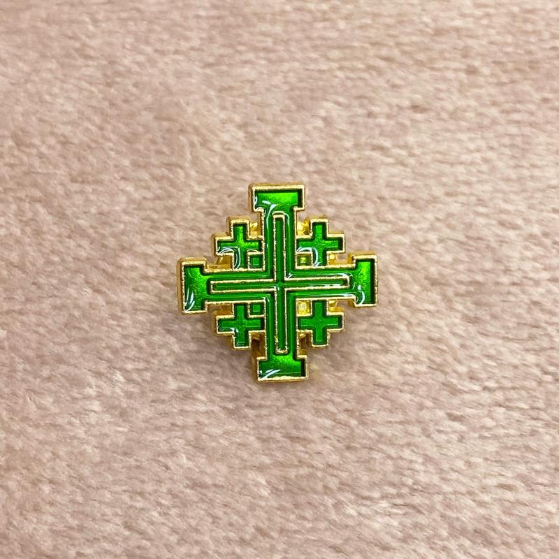 1pc Vintage Metal Brooch Backpack Accessories Holiday Blessing Gift