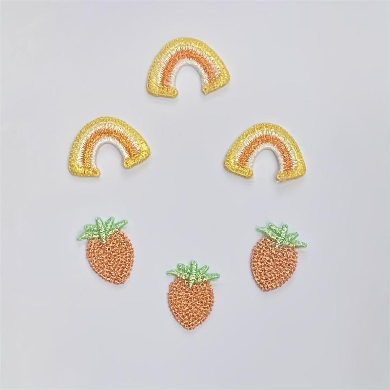 Bright Rainbow Embroidery Patch for Men