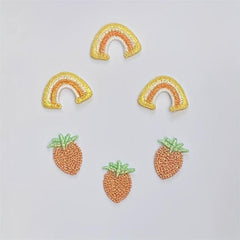 Bright Rainbow Embroidery Patch for Men