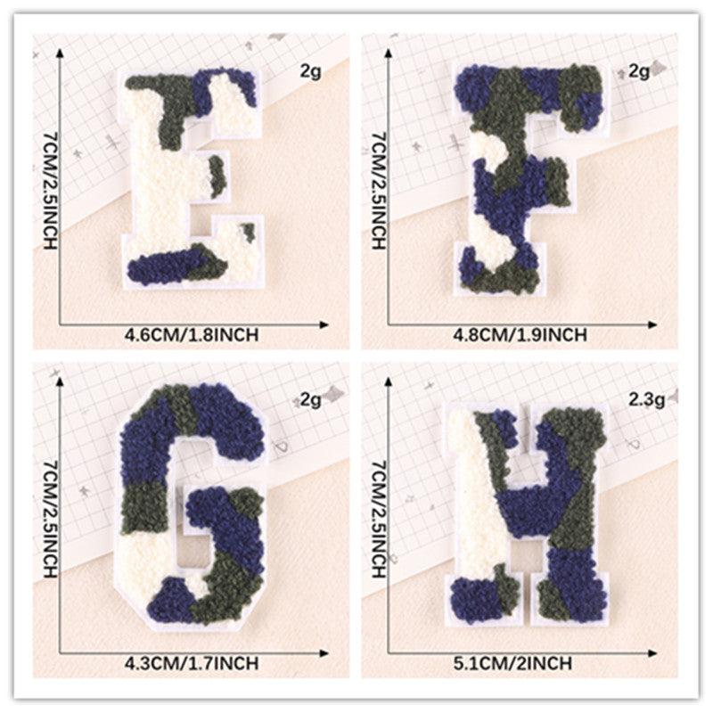 Embroidered Towel Cloth Label Camouflage DIY Patch