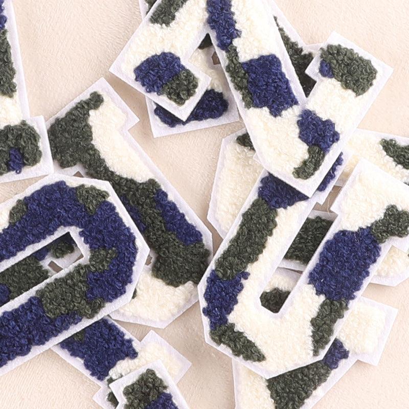 Embroidered Towel Cloth Label Camouflage DIY Patch