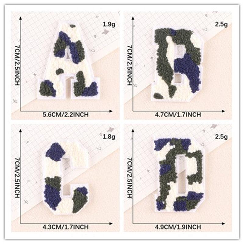 Embroidered Towel Cloth Label Camouflage DIY Patch