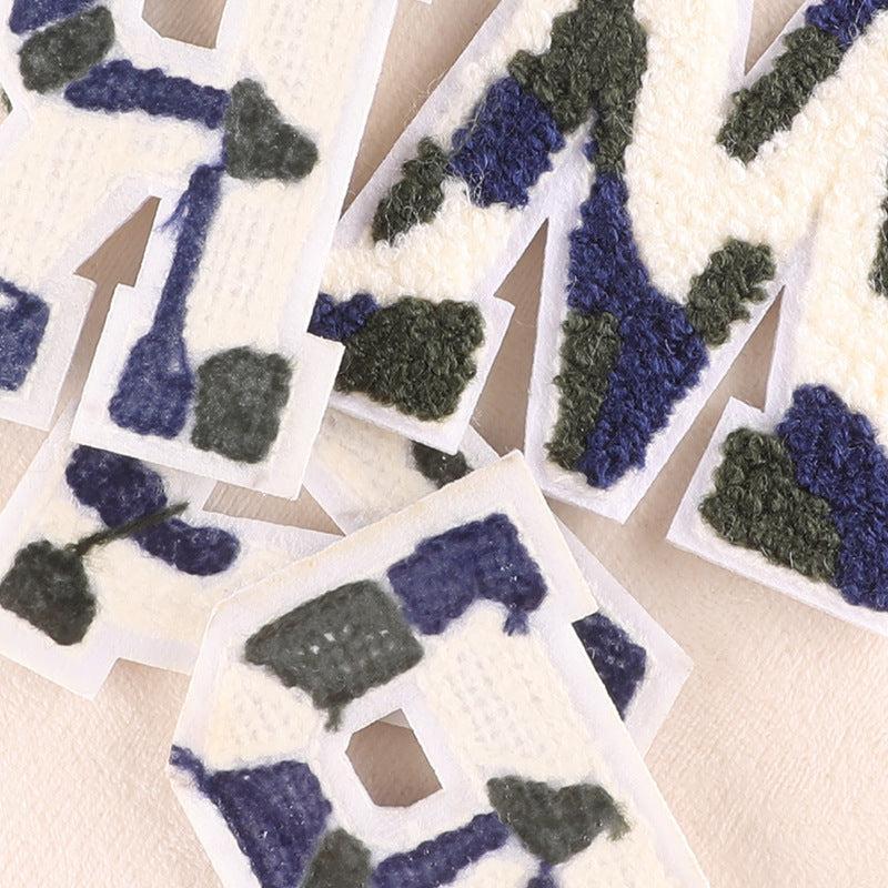 Embroidered Towel Cloth Label Camouflage DIY Patch