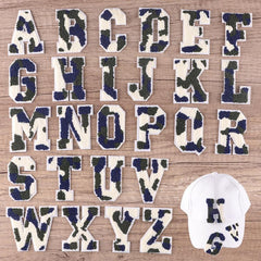 Embroidered Towel Cloth Label Camouflage DIY Patch