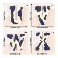 Embroidered Towel Cloth Label Camouflage DIY Patch