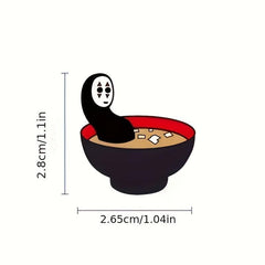 Anime Faceless Male Character Brooch
