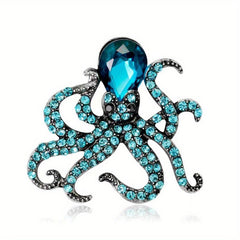 Men's Octopus Brooch Ocean Series Versatile Clothing Accessory