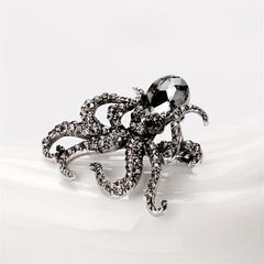 Men's Octopus Brooch Ocean Series Versatile Clothing Accessory