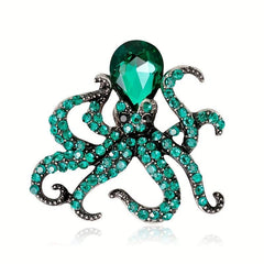 Men's Octopus Brooch Ocean Series Versatile Clothing Accessory
