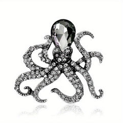 Men's Octopus Brooch Ocean Series Versatile Clothing Accessory