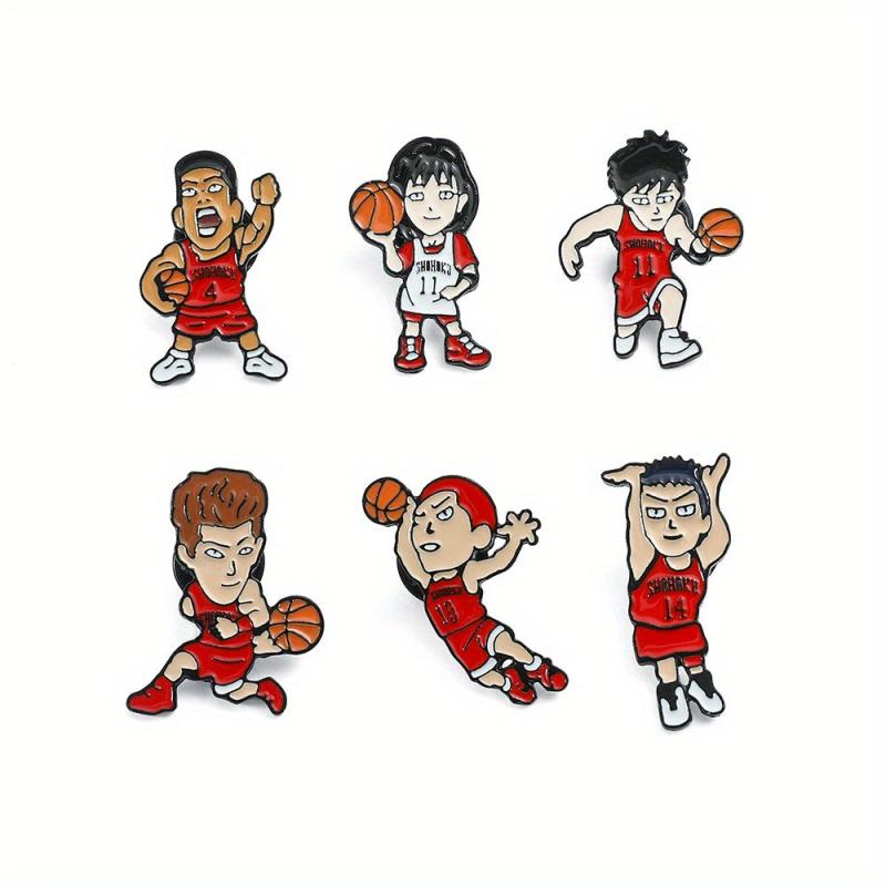 Basketball Boy Brooch For Men Creative Gift