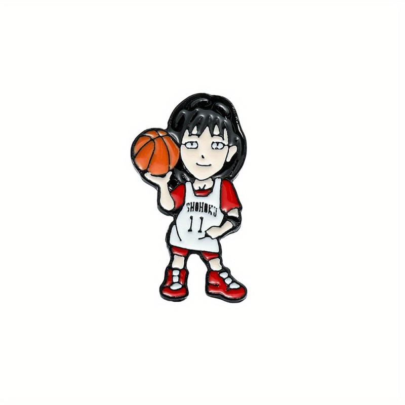 Basketball Boy Brooch For Men Creative Gift