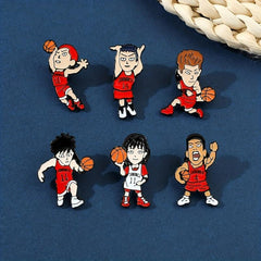 Basketball Boy Brooch For Men Creative Gift