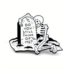 Cartoon Skeleton Brooch For Men