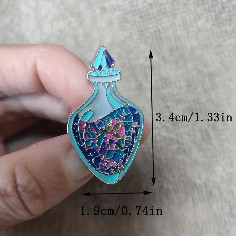 Bottle Shape Brooch Pins for Clothing and Accessories