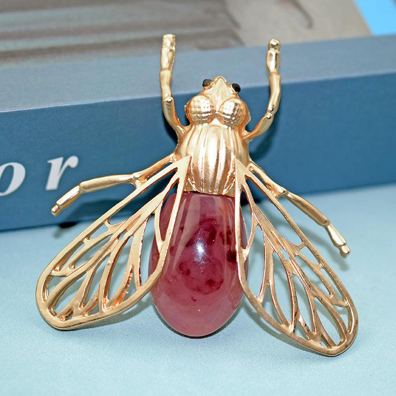 Men's Metal Insect Brooch Pin