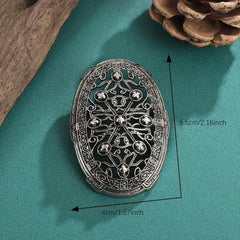 Vintage Men's Brooch Shield & Weapon